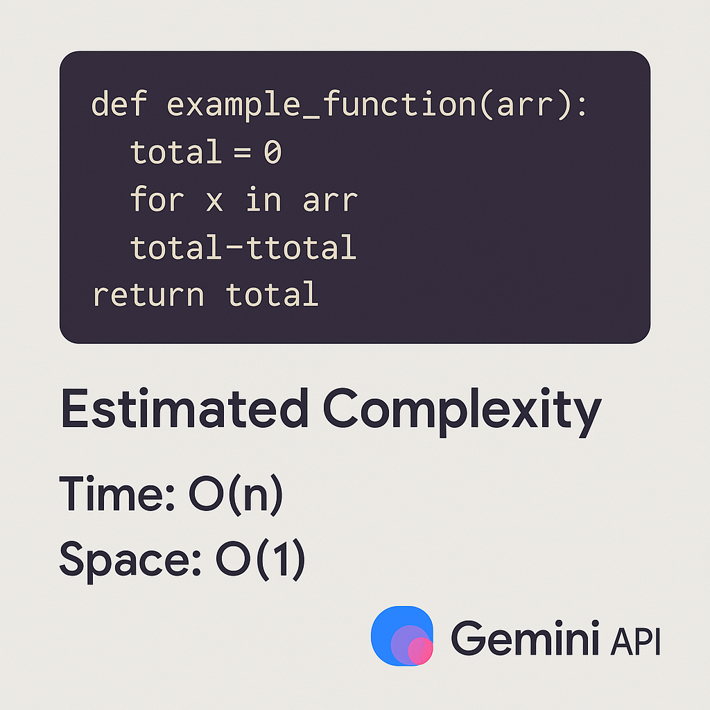 Time and Space complexity Estimator